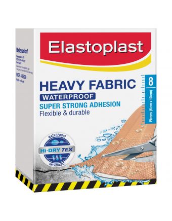 Elastoplast Heavy Fabric Waterproof Dressing 8 Pack