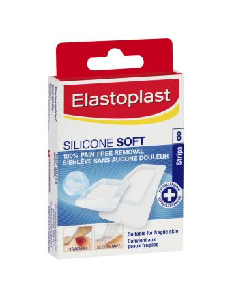 Elastoplast Silicone Soft Strips 8 Pack