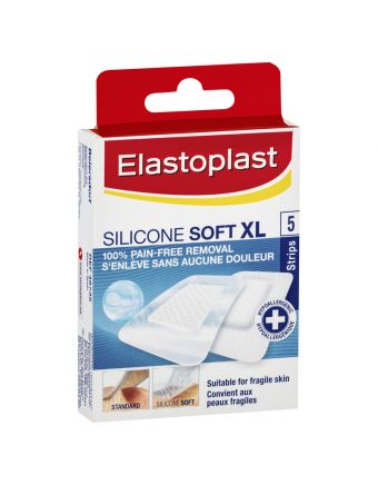 Elastoplast Silicone Soft XL Strips 5 Pack