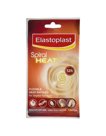 Elastoplast Spiral Heat Flexible Heat Patch Multipurpose
