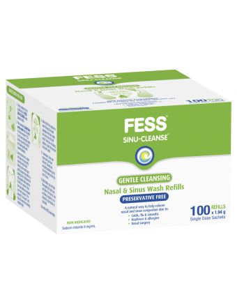 Fess Sinu-Cleanse Gentle Cleansing Wash Refills 100S
