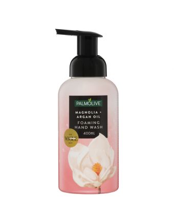 Palmolive Foaming Hand Wash Soap Magnolia + Argan Oil Pump Recyclable 400mL