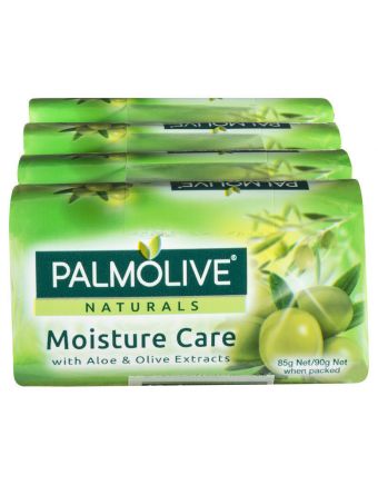 Palmolive Naturals Bar Soap Moisture Care Aloe & Olive Extracts 4 x 90g