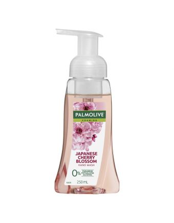 Palmolive Foaming Hand Wash Soap Japanese Cherry Blossom Pump 0% Parabens Recyclable 250mL