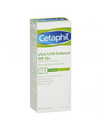 Cetaphil UVA/UVB Defence SPF 50+ 50mL