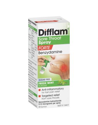 Difflam Sore Throat Spray Forte 88 Sprays 15mL