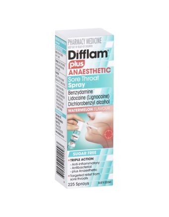 Difflam Plus Anaesthetic Sore Throat Spray 30mL