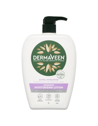 DermaVeen Extra Hydration Intensive Moisturising Lotion for Extra Dry, Itchy & Sensitive Skin 1 Lotion