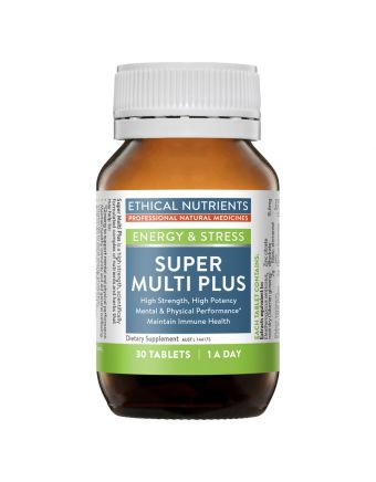 Ethical Nutrients Energy & Stress Super Multi Plus 30 Tablets