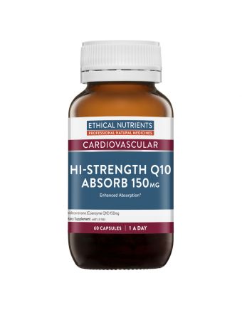 Ethical Nutrients Hi-Strength Q10 Absorb 150mg 60 Capsules