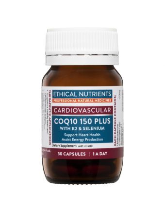 Ethical Nutrients Cardiovascular COQ10 150 PLUS 30 Capsules