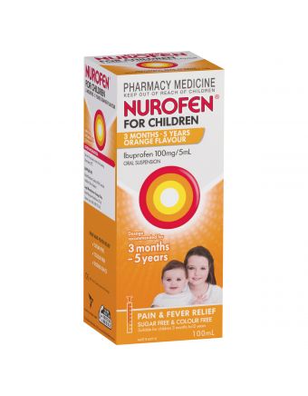 Nurofen For Children 3 Months to 5 Years Orange 100ml