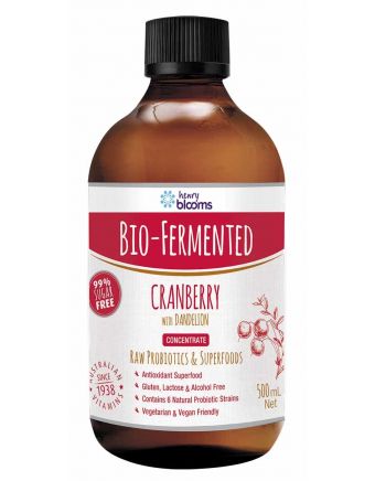 Henry Blooms Bio-Fermented Cranberry With Dandelion 500mL