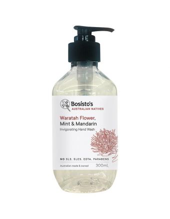 Bosisto's Waratah Flower, Mint & Mandarin Hand Wash 300mL