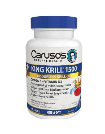 Caruso's Natural Health King Krill 1500mg 60 Capsules