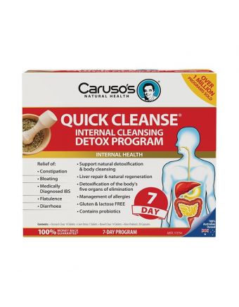 Caruso's Natural Health Quick Cleanse 7 Day Detox Program Kit