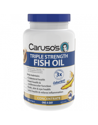Caruso's Natural Health Triple Strength Fish Oil 150 Capsules