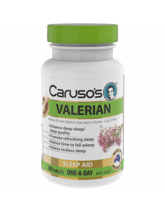 Caruso's Natural Health Valerian 60 Tablets