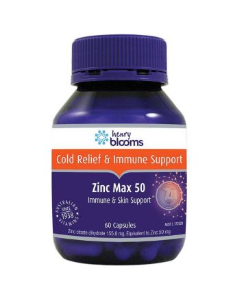 Henry Blooms Zinc Max 50Mg 60 Capsules