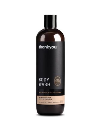 Thankyou Body Wash Botanical Sweet Orange & Almond 500mL