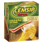 Lemsip Max Cold and Flu with Decongestant Hot Drink Honey and Ginger 10pk