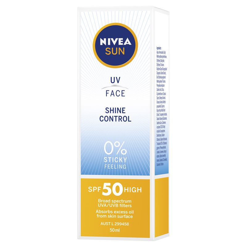 nivea uv face shine control spf 30