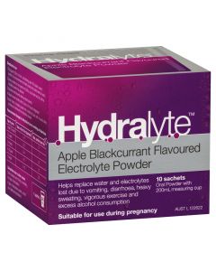 Hydralyte Sachets Apple Blackcurrant 4.9G X 10