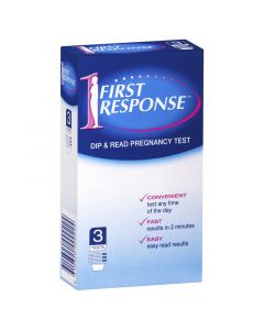 First Response Dip & Read 3 Test