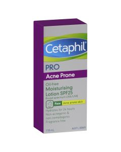Cetaphil Pro Acne Prone Oil-Free Moisturising Lotion SPF25 118mL