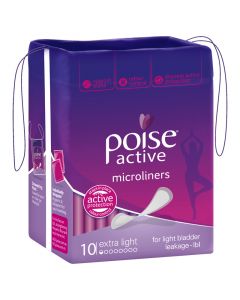 Poise Active Micro Liner 10 Pack