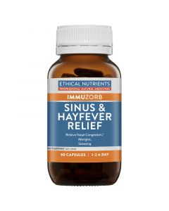 Ethical Nutrients IMMUZORB Sinus & Hayfever Relief 60 Capsules