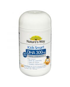 Nature's Way Kids Smart DHA 300mg Triple Strength 50 Pack