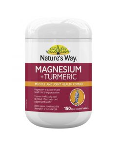 Nature's Way Magnesium + Turmeric 150S