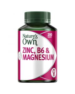Nature's Own Zinc, B6 & Magnesium Tablets 200