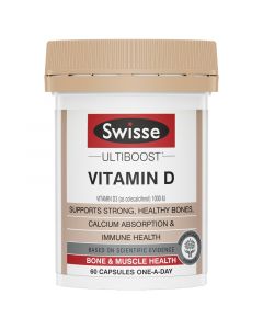 Swisse Ultiboost Vitamin D 60 Capsules