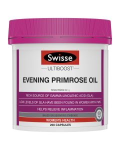 Swisse Ultiboost Evening Primrose Oil 200 Capsules