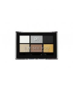 Designer Brands Eye See You 6 Shade Eyeshadow Palette Smoke & Glitter