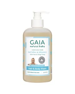 GAIA Natural Baby Hair & Body Wash 500mL